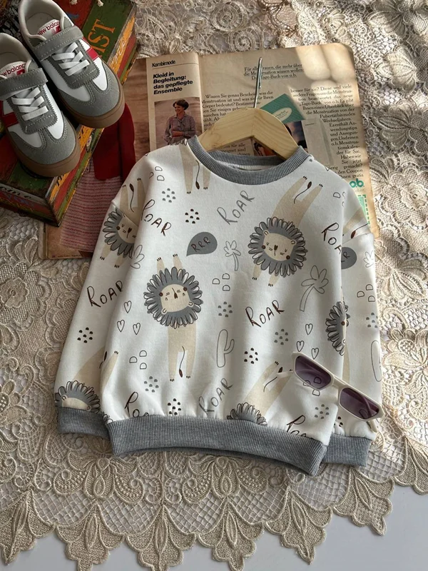 بولیز پسرانه طرح شیر دورس تو کرکی وارداتی