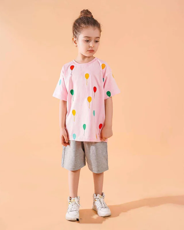 تیشرت شلوارک طرح بادکنک